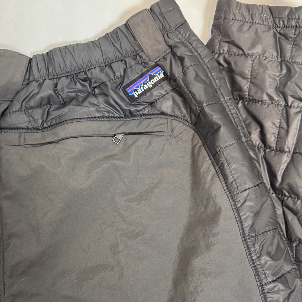 Patagonia Men's Black Quilted Nano Puff Pant - Picture 5 of 7